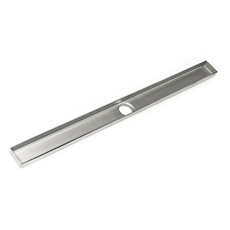 Infinity Drain 36" Channel for FX 65 Series in Polished Stainless XC_6536_PS
